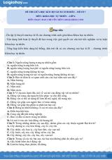 Đề thi giữa học kì 2 KHTN 6 Cánh diều - Đề số 7